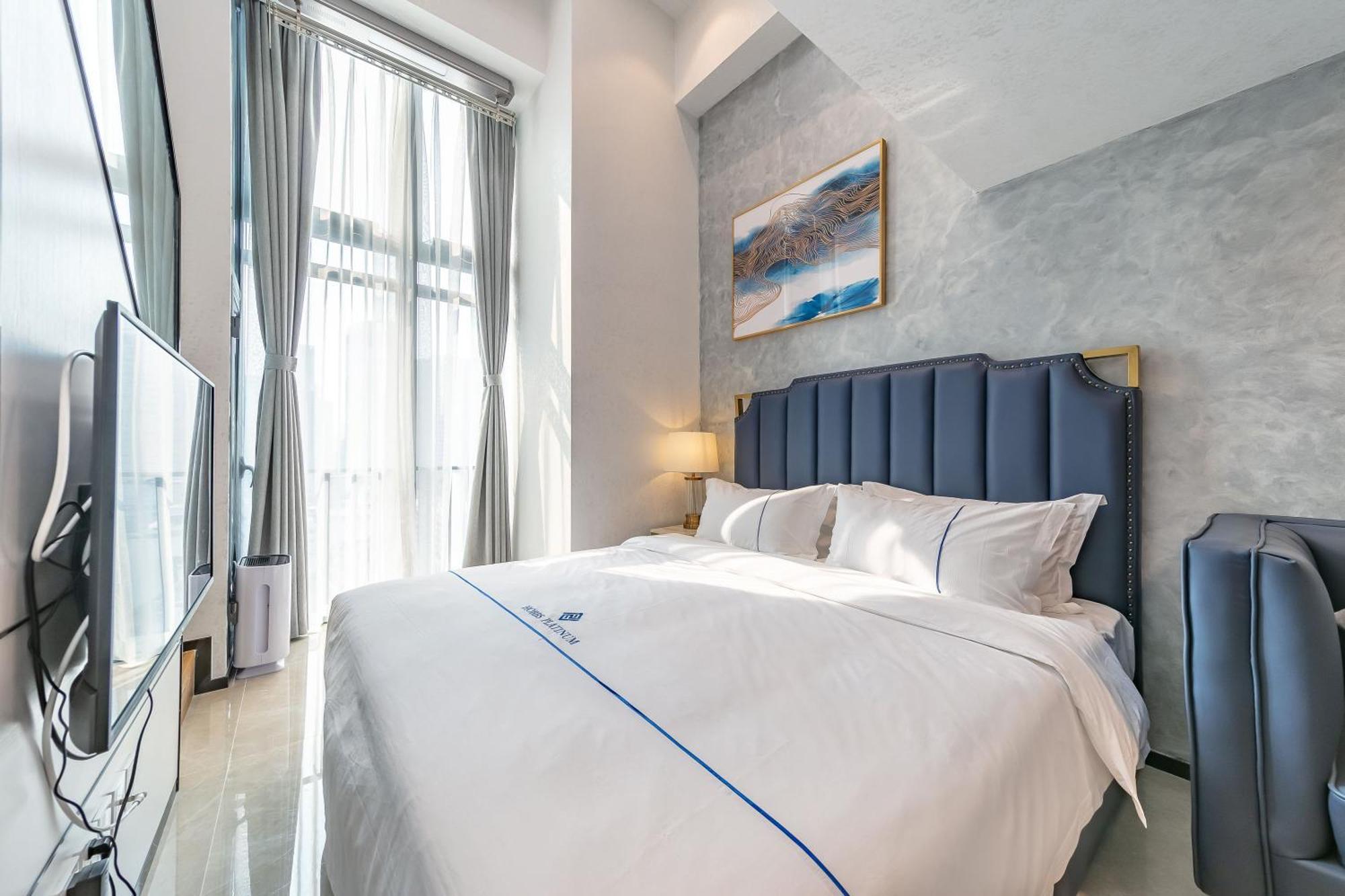 Boruisi Plaza Residence Apartment - Shenzhen Futian Convention & Exhibition Center エクステリア 写真