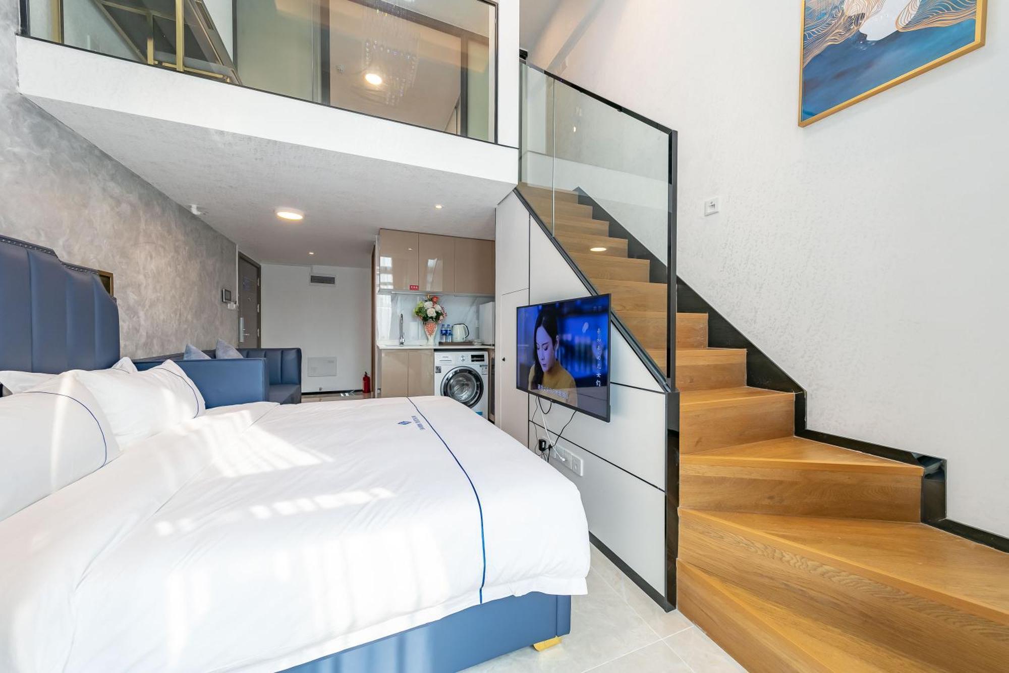 Boruisi Plaza Residence Apartment - Shenzhen Futian Convention & Exhibition Center エクステリア 写真
