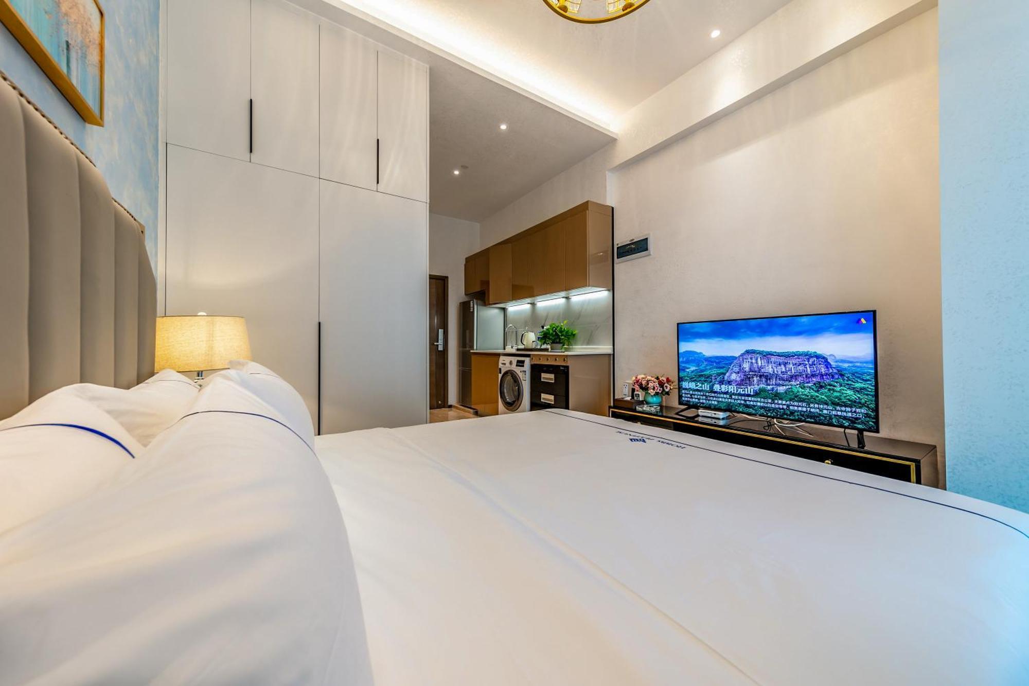 Boruisi Plaza Residence Apartment - Shenzhen Futian Convention & Exhibition Center エクステリア 写真
